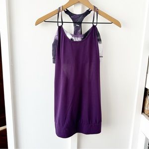ALO yoga purple tank